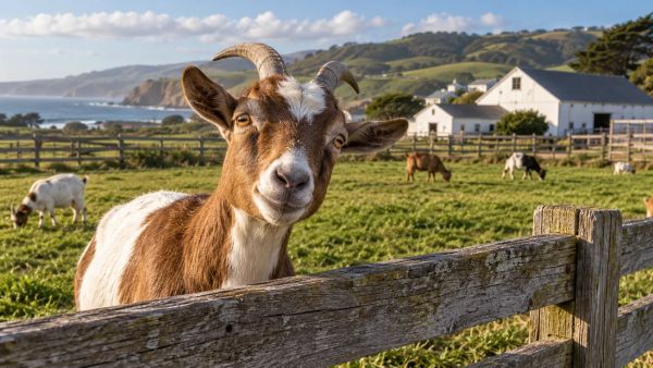 Why you need to visit the charming goat farm in Pescadero